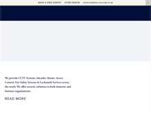 Tablet Screenshot of complete-security.co.uk